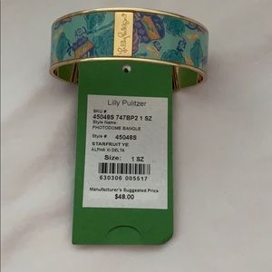 Lilly Pulitzer Alpha Xi Delta Photodome Bangle